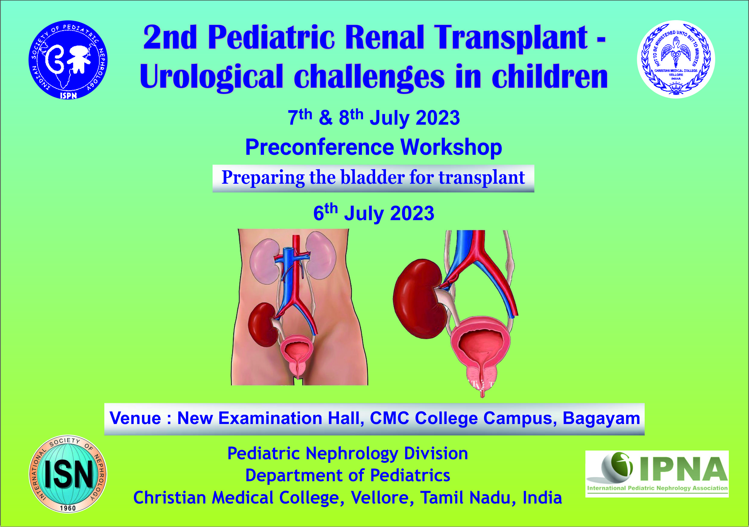 Pediatric Kidney & UROTransplant Conference 2023, IPNA & ISN TTS