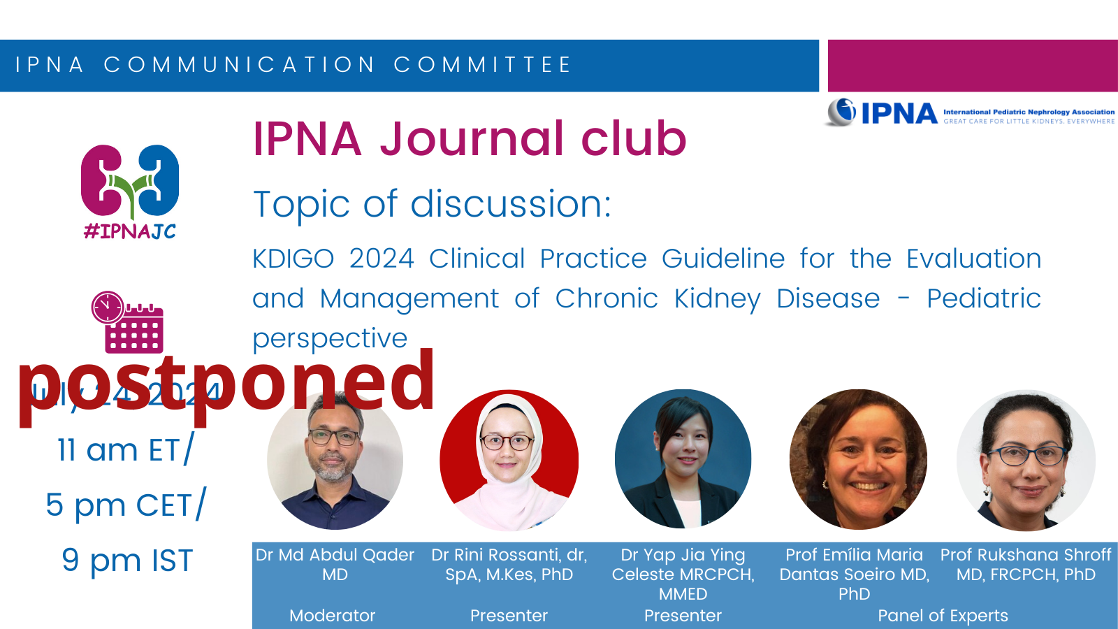 Journal club-postponed